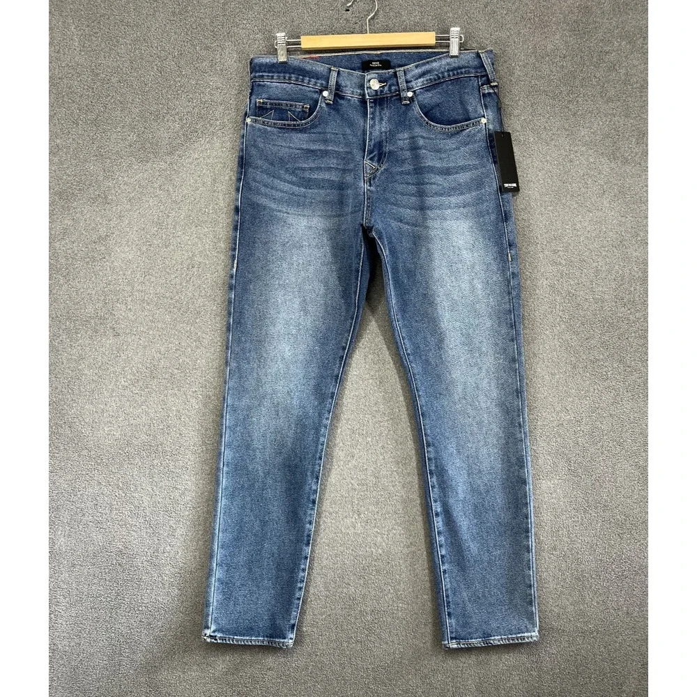 True Religion Geno Relaxed Slim Fit Straight Leg Denim Jeans 32‎ X 32 Men's Blue